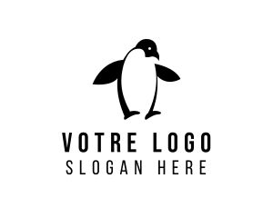 Winter - Penguin Bird Zoo logo design