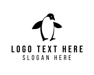 Penguin Bird Zoo Logo