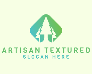 Forest Pine Tree logo design