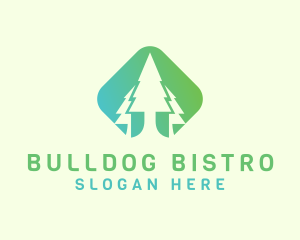 Forest Pine Tree logo design