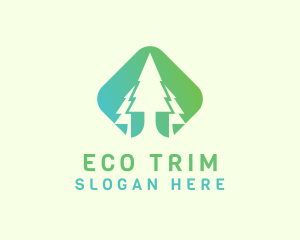 Forest Pine Tree logo design