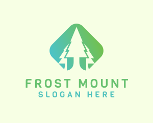 Forest Pine Tree logo design