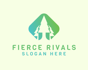 Forest Pine Tree logo design