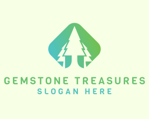 Forest Pine Tree logo design