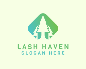 Forest Pine Tree logo design