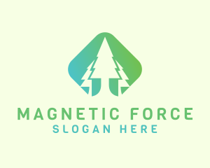 Forest Pine Tree logo design