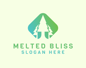 Forest Pine Tree logo design