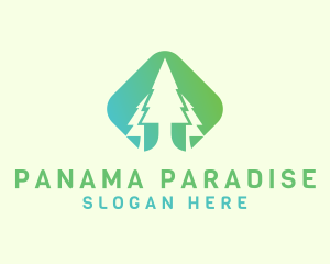 Forest Pine Tree logo design