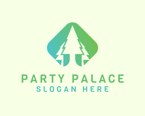 Forest Pine Tree logo design