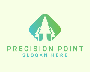 Forest Pine Tree logo design