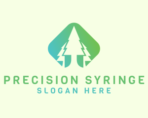 Forest Pine Tree logo design