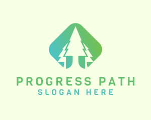 Forest Pine Tree logo design