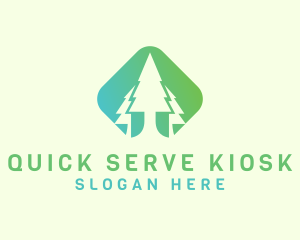 Forest Pine Tree logo design