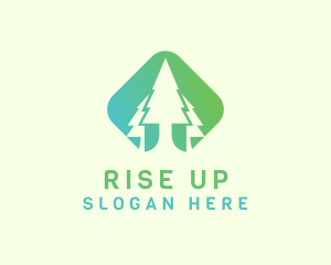 Forest Pine Tree logo design