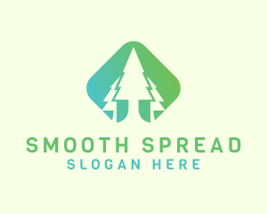 Forest Pine Tree logo design