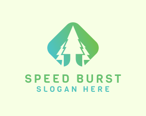 Forest Pine Tree logo design