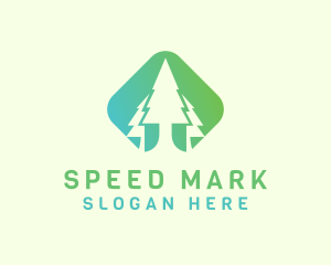 Forest Pine Tree logo design