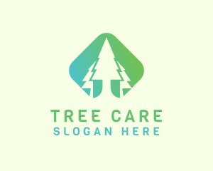 Forest Pine Tree logo design