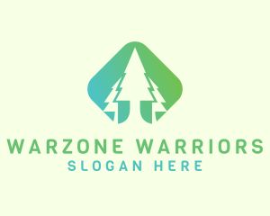 Forest Pine Tree logo design