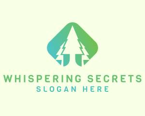 Forest Pine Tree logo design