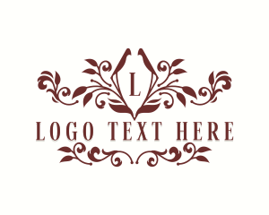 Luxury - Elegant Flower Garden logo design