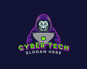 Hacker - Hacker Mask Gaming logo design