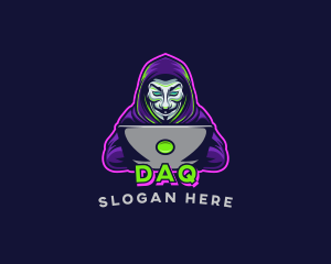 Mascot - Hacker Mask Gaming logo design