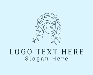 Glam - Natural Cosmetics Woman logo design