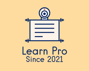 Teach - Online Learning Document logo design