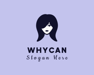 Beautiful Woman Hair Logo