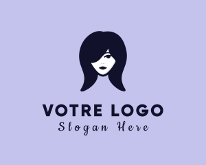 Beautiful - Beautiful Woman Hair logo design