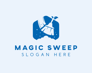 Broom Clean Housekeeping logo design