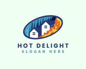 Fire Ice House logo design