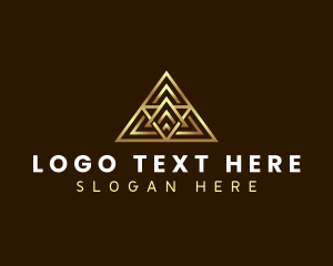 Abstract - Pyramid Financial Investment logo design