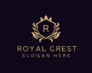 Royal Crest Shield logo design