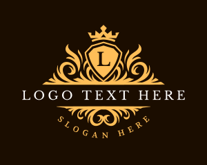 Wealth - Luxury Royal Crown logo design