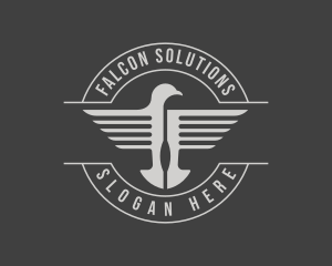 Eagle Wings Aviation logo design