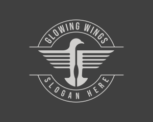 Eagle Wings Aviation logo design