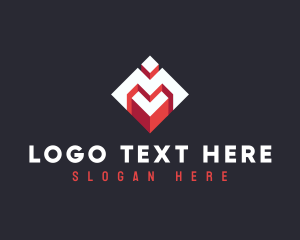 Tech - Tech App Letter M logo design