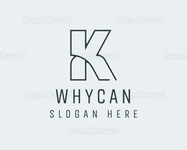 Elegant Style Letter K Logo
