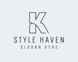 Stylist - Elegant Style Letter K logo design