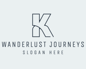 Hotel - Elegant Style Letter K logo design
