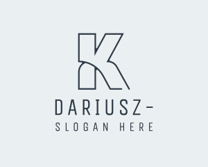 Personal - Elegant Style Letter K logo design