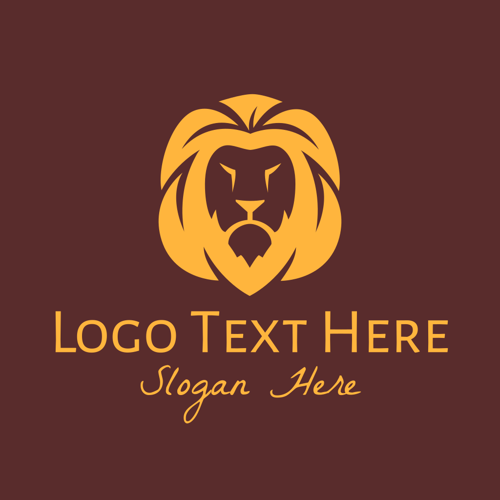 Lion Head Mascot Logo | BrandCrowd Logo Maker