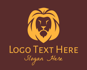 Lion Face - Lion Head Mascot logo design
