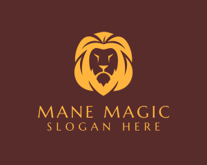 Mane - Jungle Lion Mane logo design