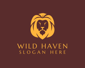 Jungle Lion Mane logo design