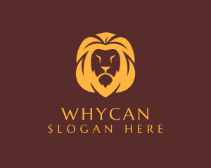 Lion Face - Jungle Lion Mane logo design