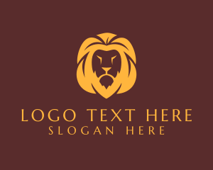 Lion Mane - Jungle Lion Mane logo design