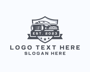 Sports Car Racing Vehicle Logo